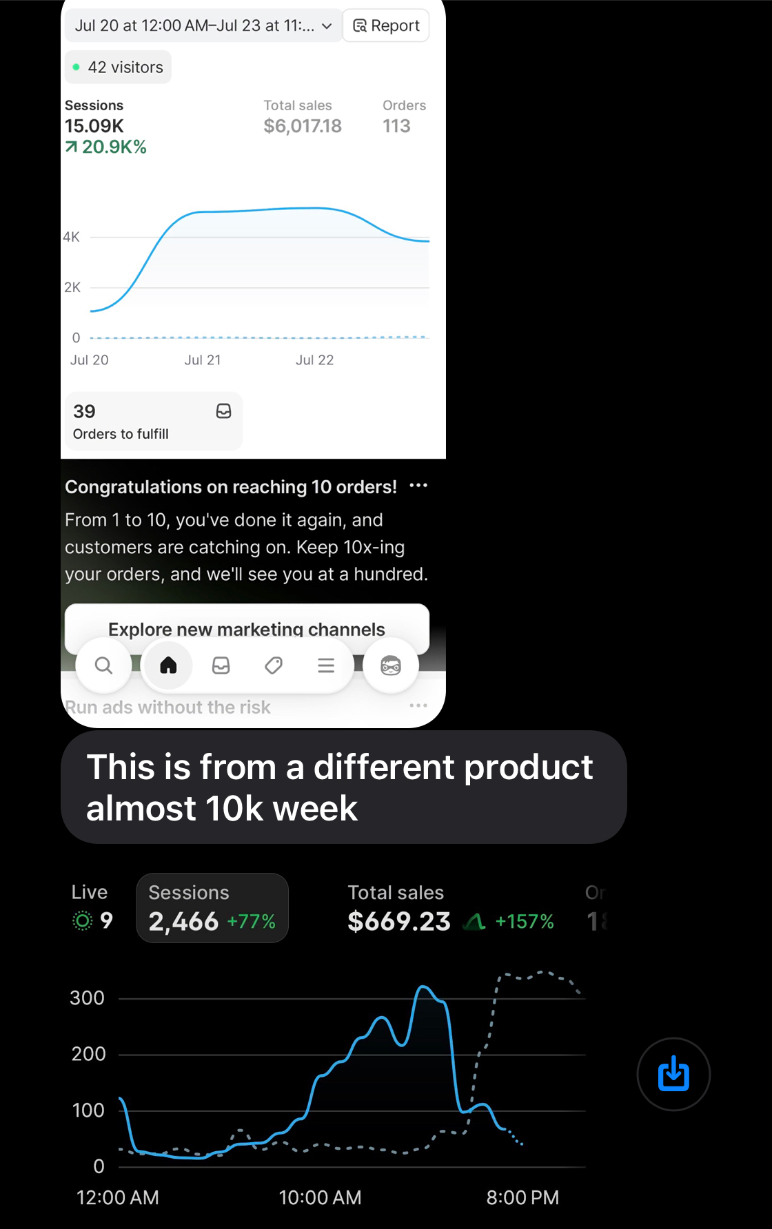 Payout proof from Student